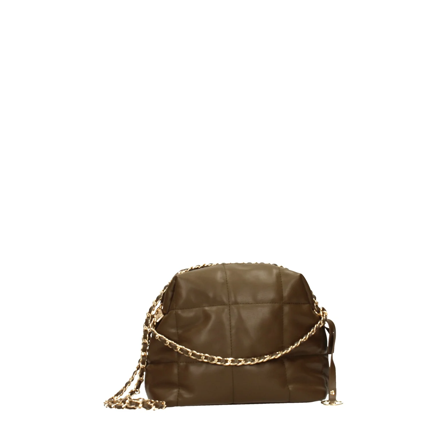 Clutch marrone con tracolla - Image 2