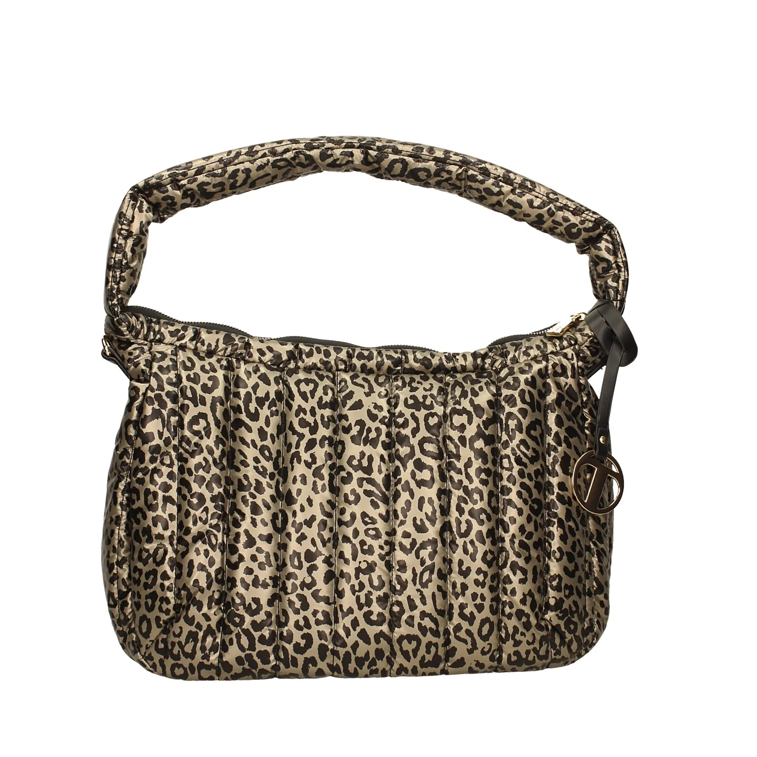 Borsa in tessuto trapuntato verde