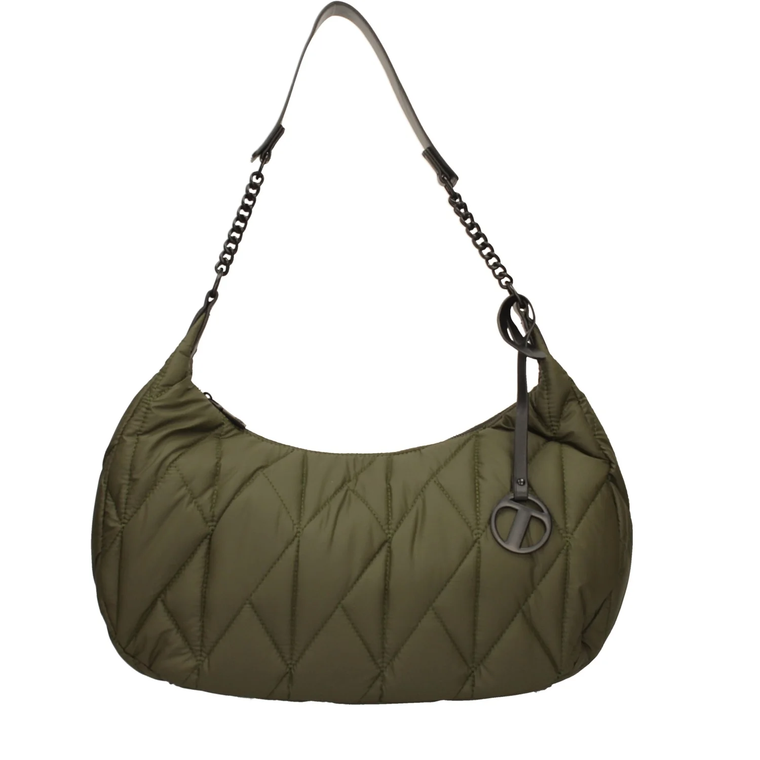 Borsa Hobo in tessuto con pendaglio - Image 2