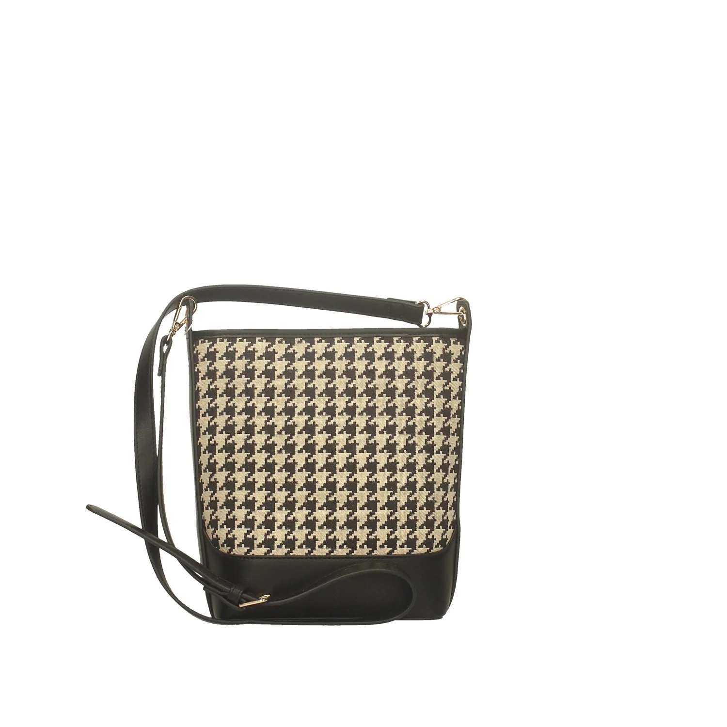 Borsa a tracolla con texture in tessuto
