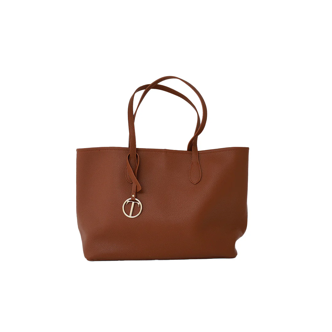 Borsa shopper con logo pendente - Image 2