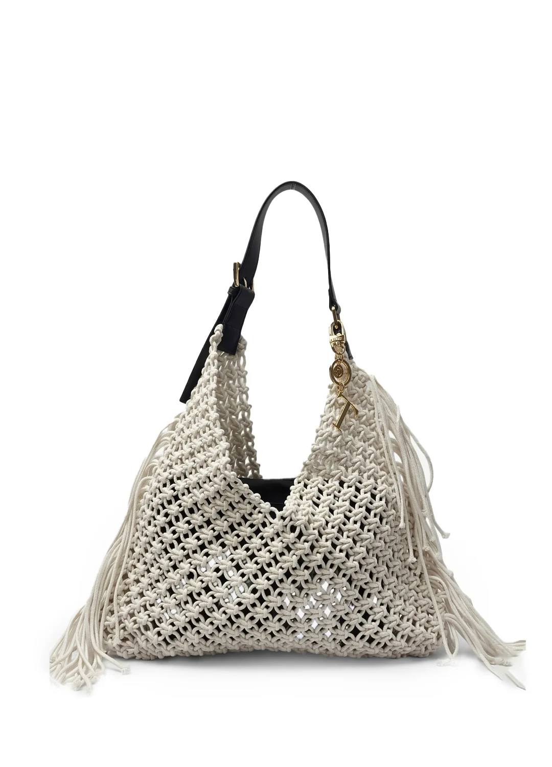 Borsa Donna in Poly - Varianti Beige. Black e Tan - Image 3
