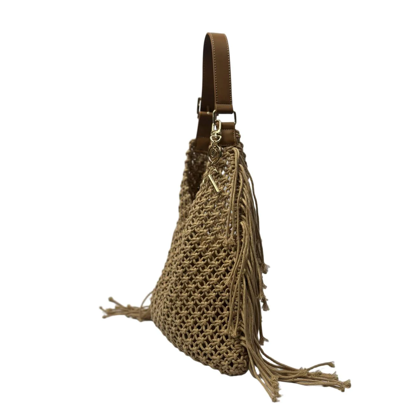 Borsa Donna in Poly - Varianti Beige. Black e Tan - Image 6