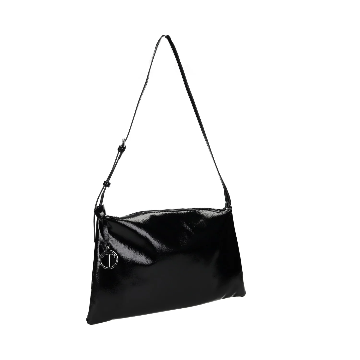 Borsa a spalla in vernice. - Image 3