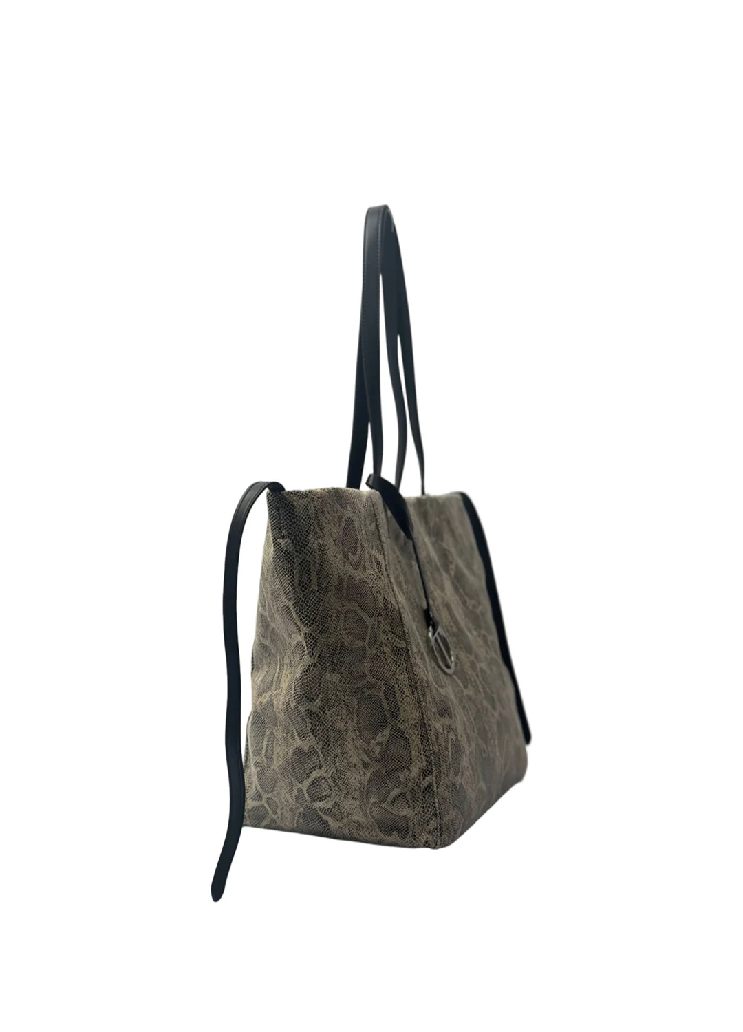 Borsa a spalla pitonata - misura media - Image 2