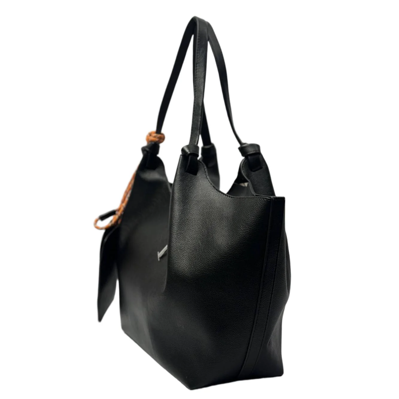 Borsa Donna in PU e Poly - Varianti Black e Tan - Image 2