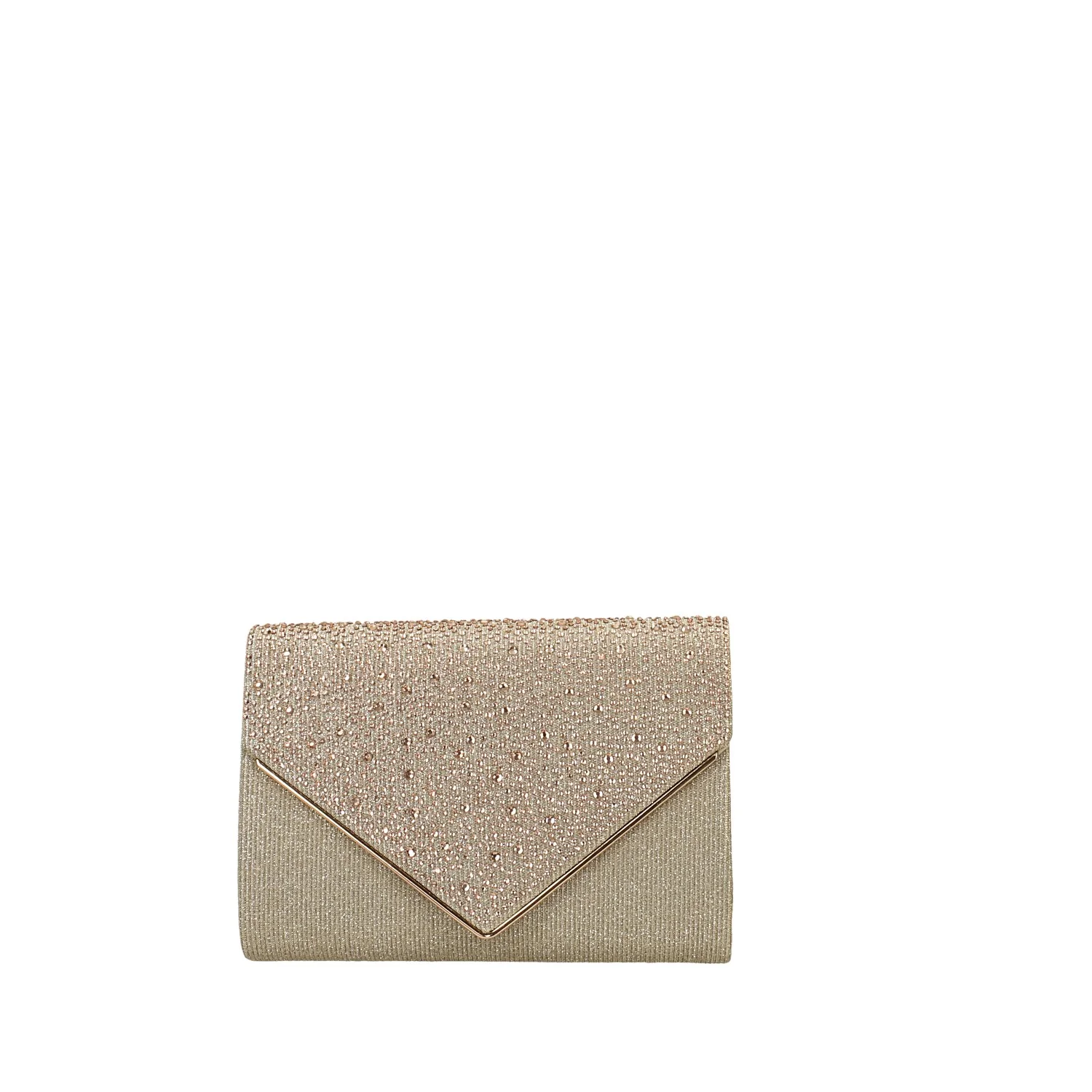 Pochette Clutch con strass
