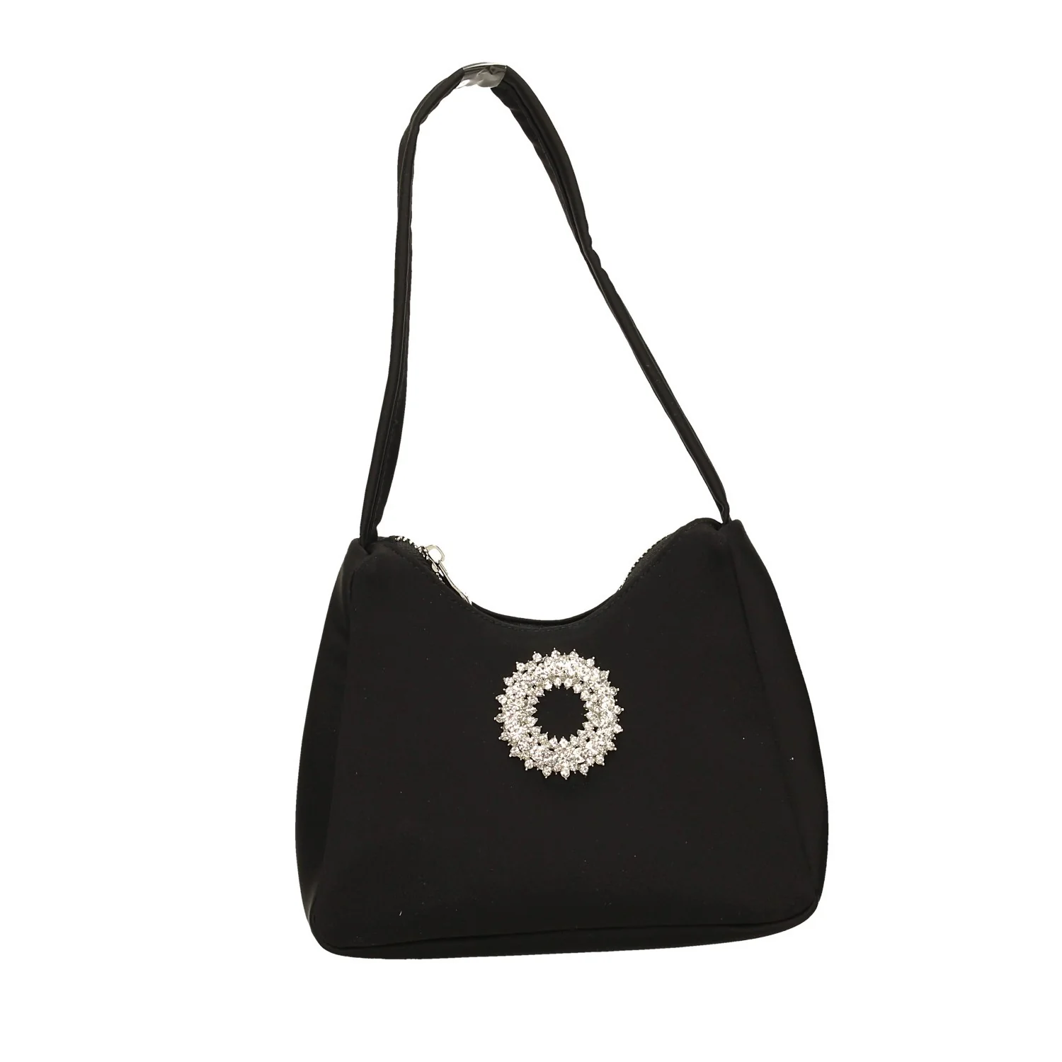 Borsa in tessuto con strass