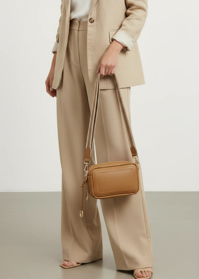 Borsa Donna in PU - Varianti Beige e Black - Image 2