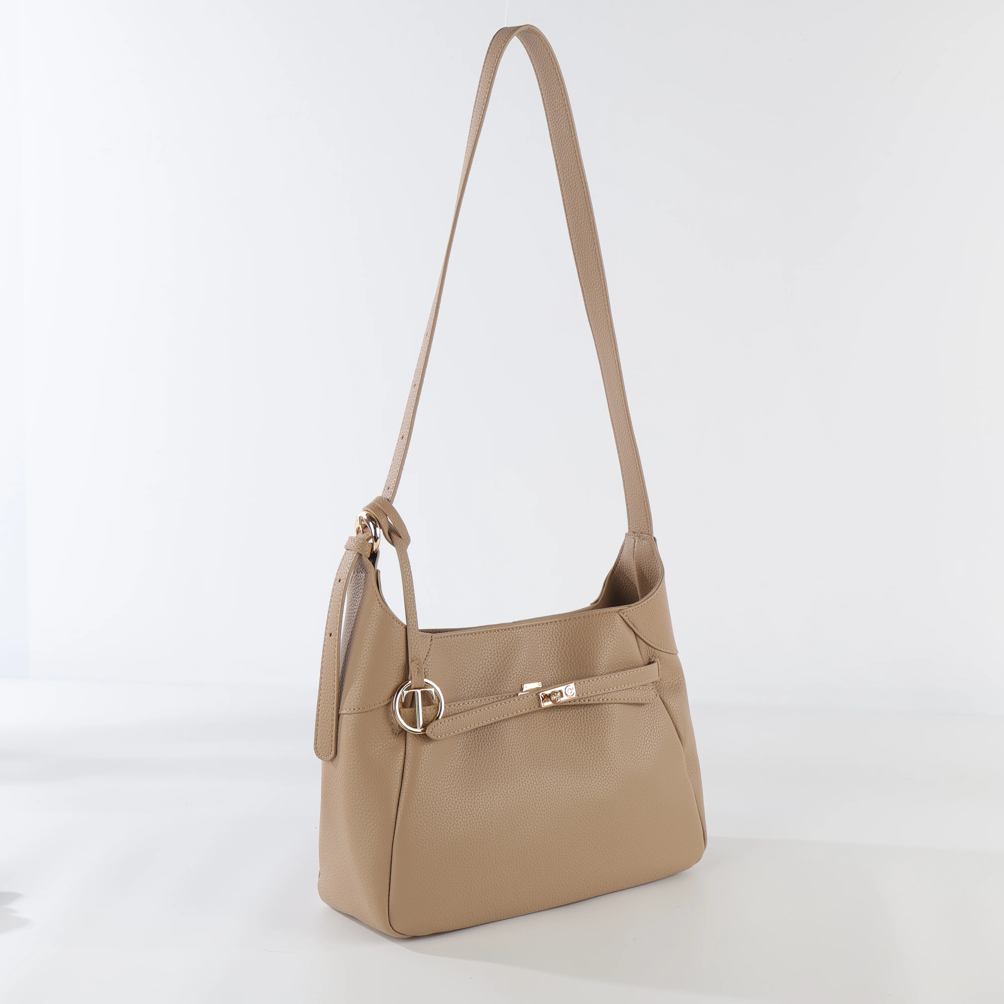 Borsa Donna in PU - Varianti Beige e Black - Image 5