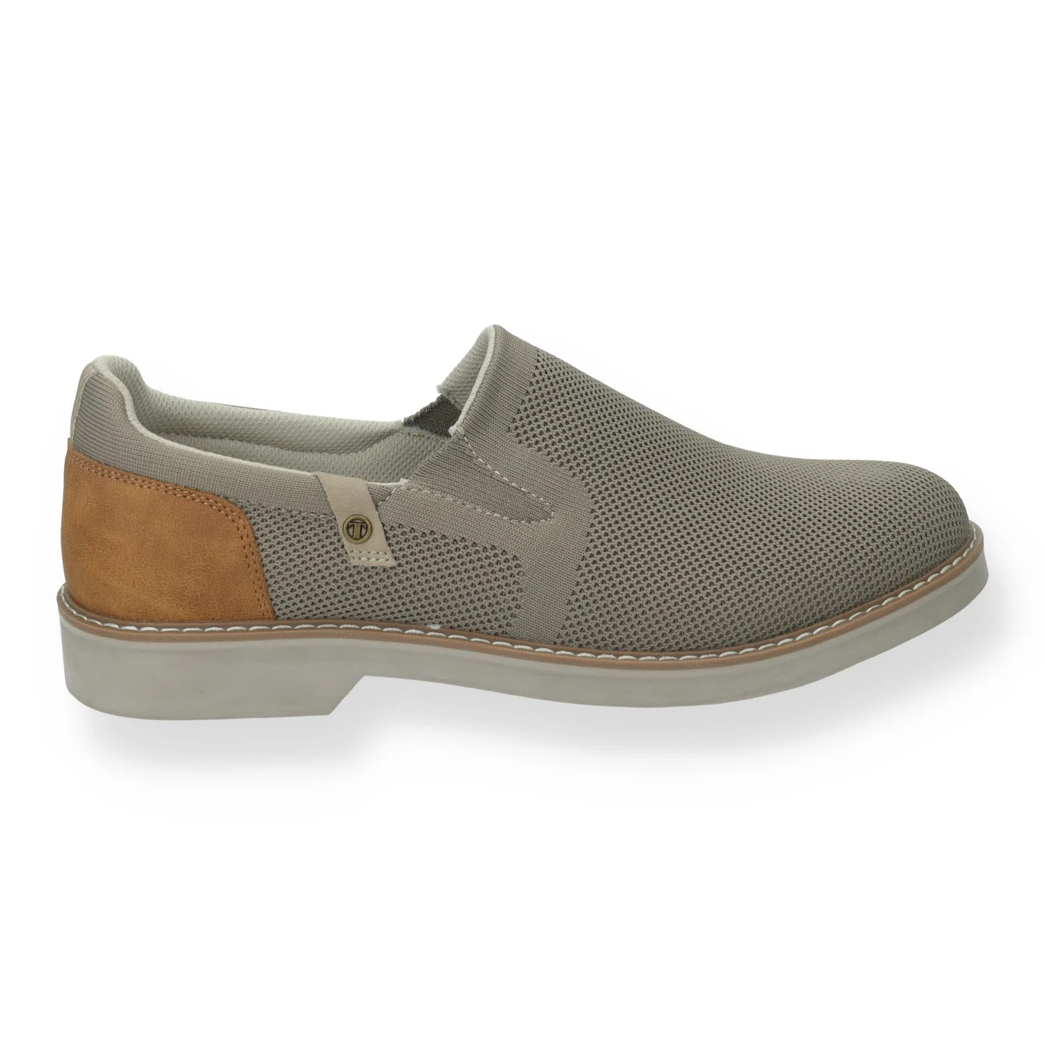 Mocassini in  tessuto stretch. sottopiede in Memory Active - Image 4