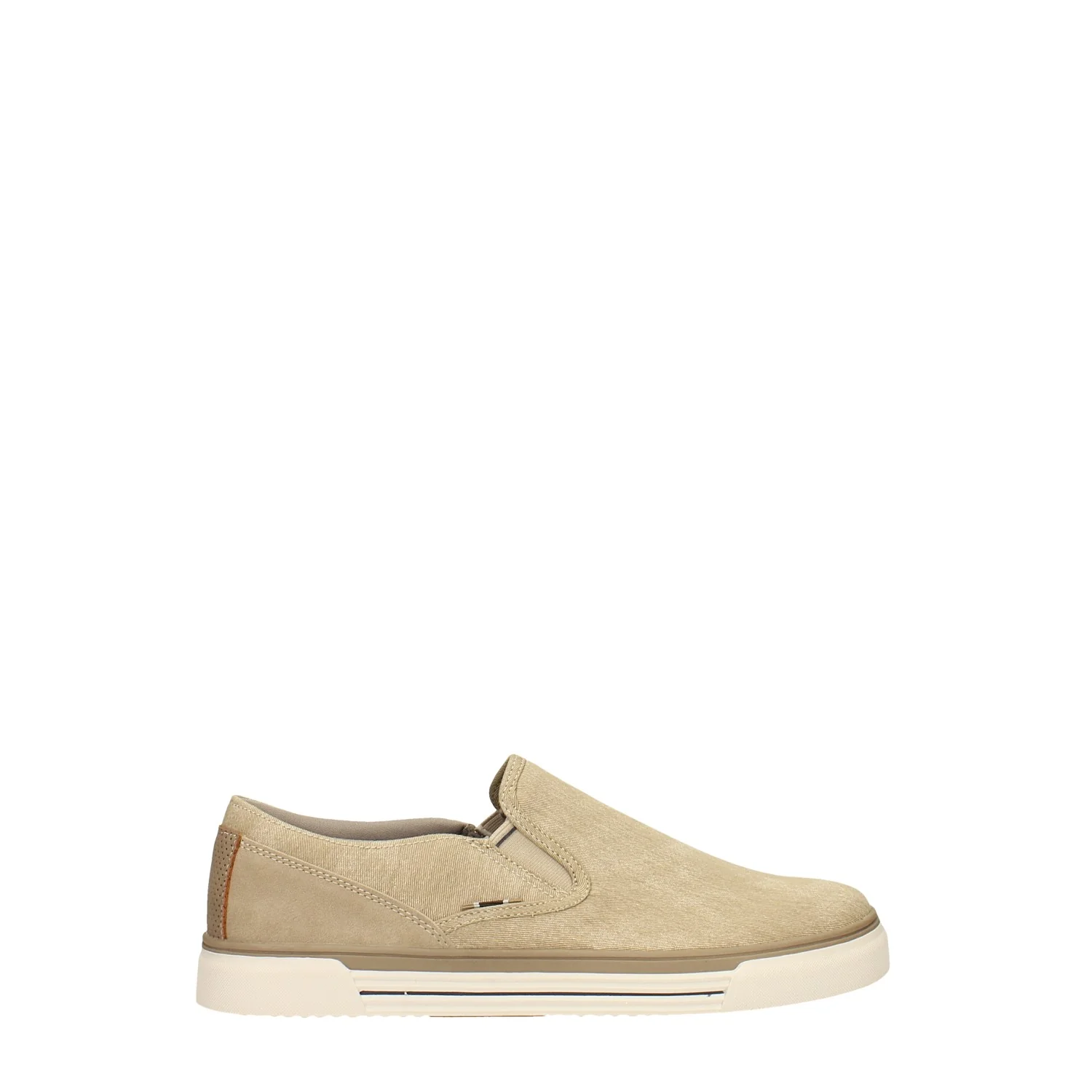 Slip on con inserti in tessuto. sottopiede in Memory Active - Image 3