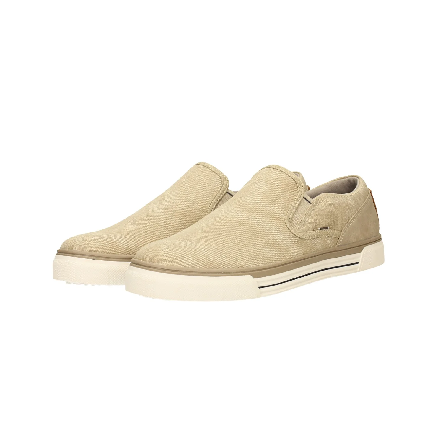 Slip on con inserti in tessuto. sottopiede in Memory Active - Image 9