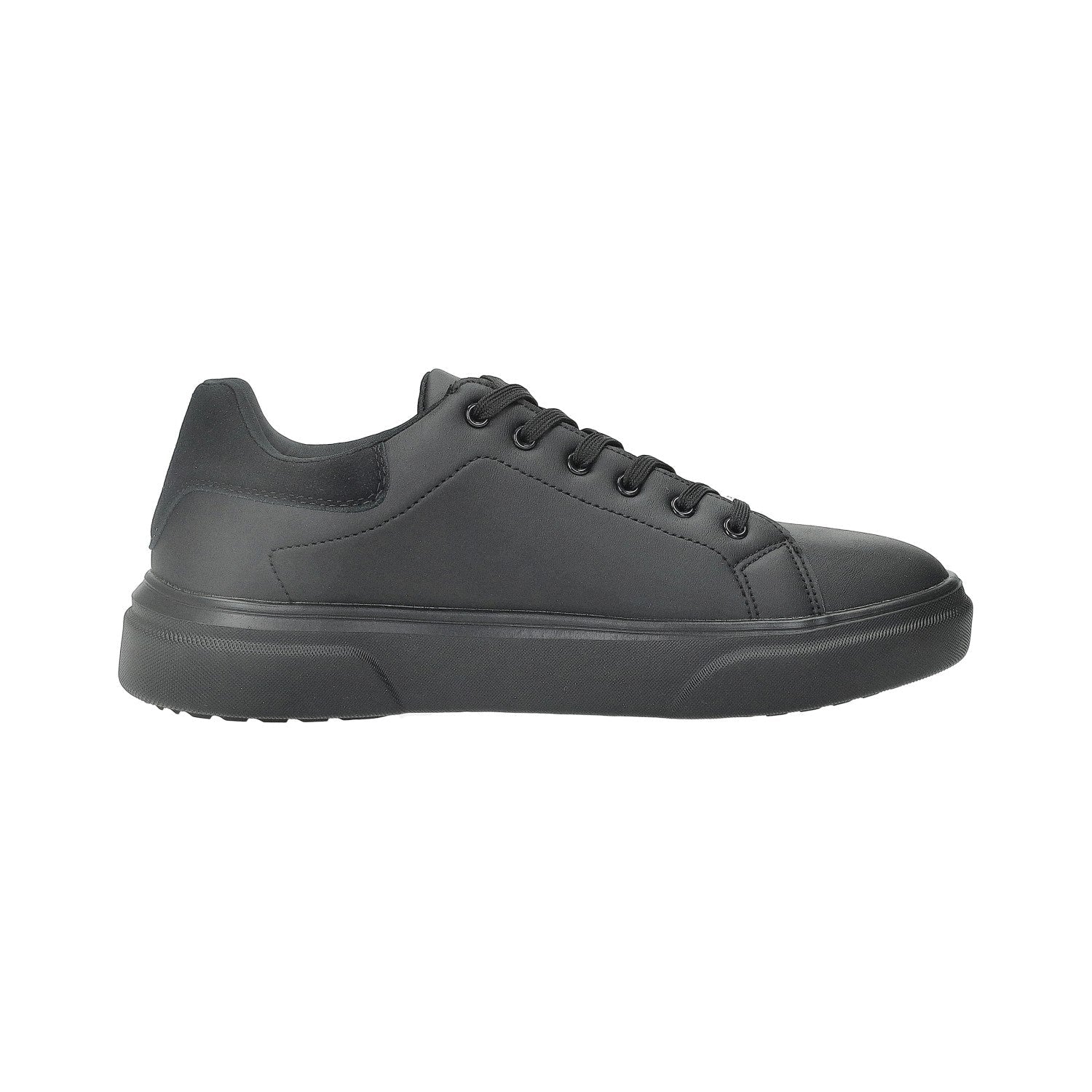 Sneakers in ecopelle con cuciture a vista - Image 3