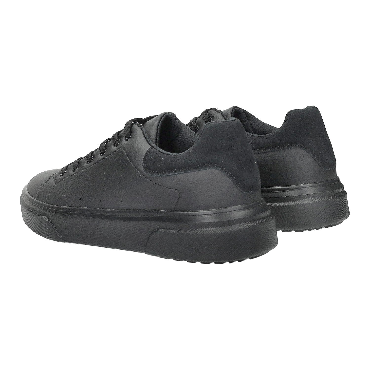 Sneakers in ecopelle con cuciture a vista - Image 4