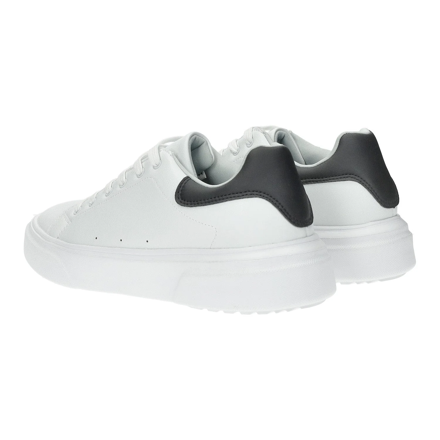 Sneakers in ecopelle con cuciture a vista - Image 8
