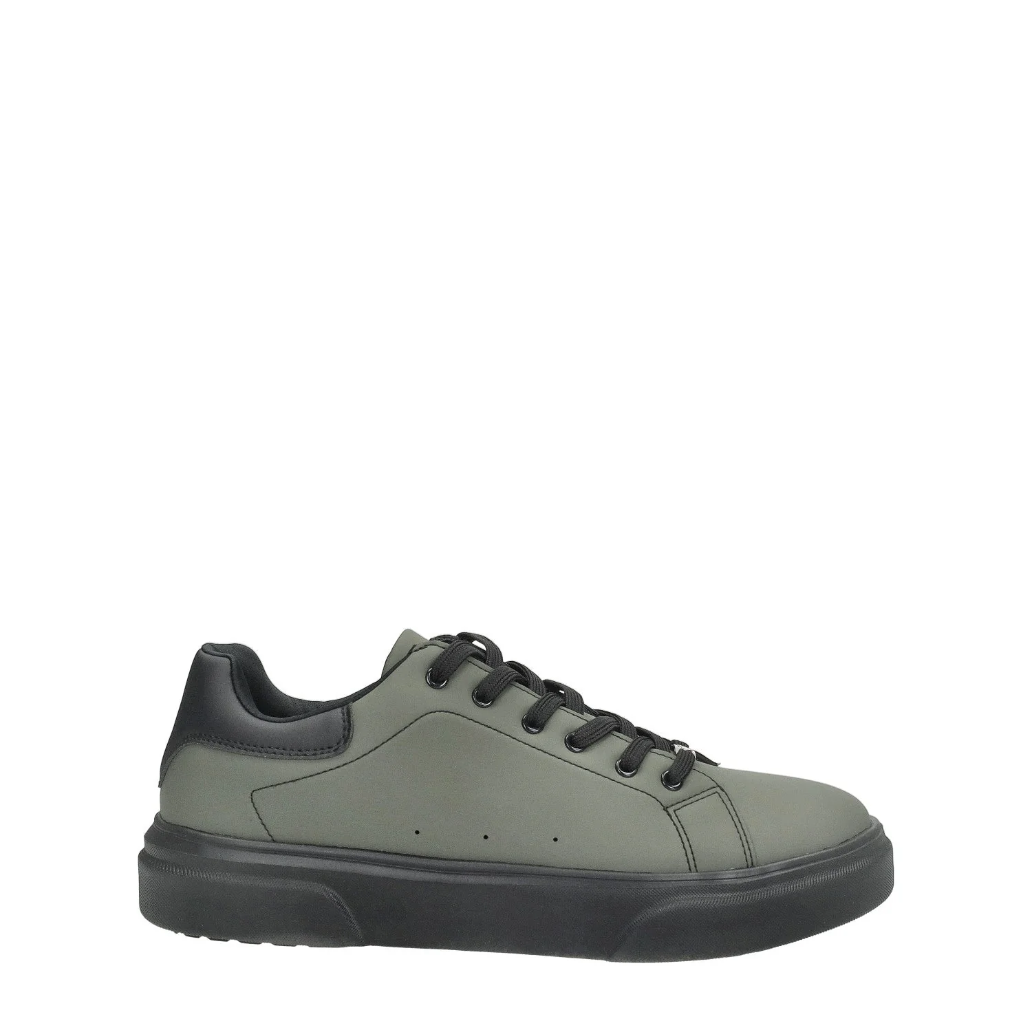 Sneakers in ecopelle con cuciture a vista - Image 9