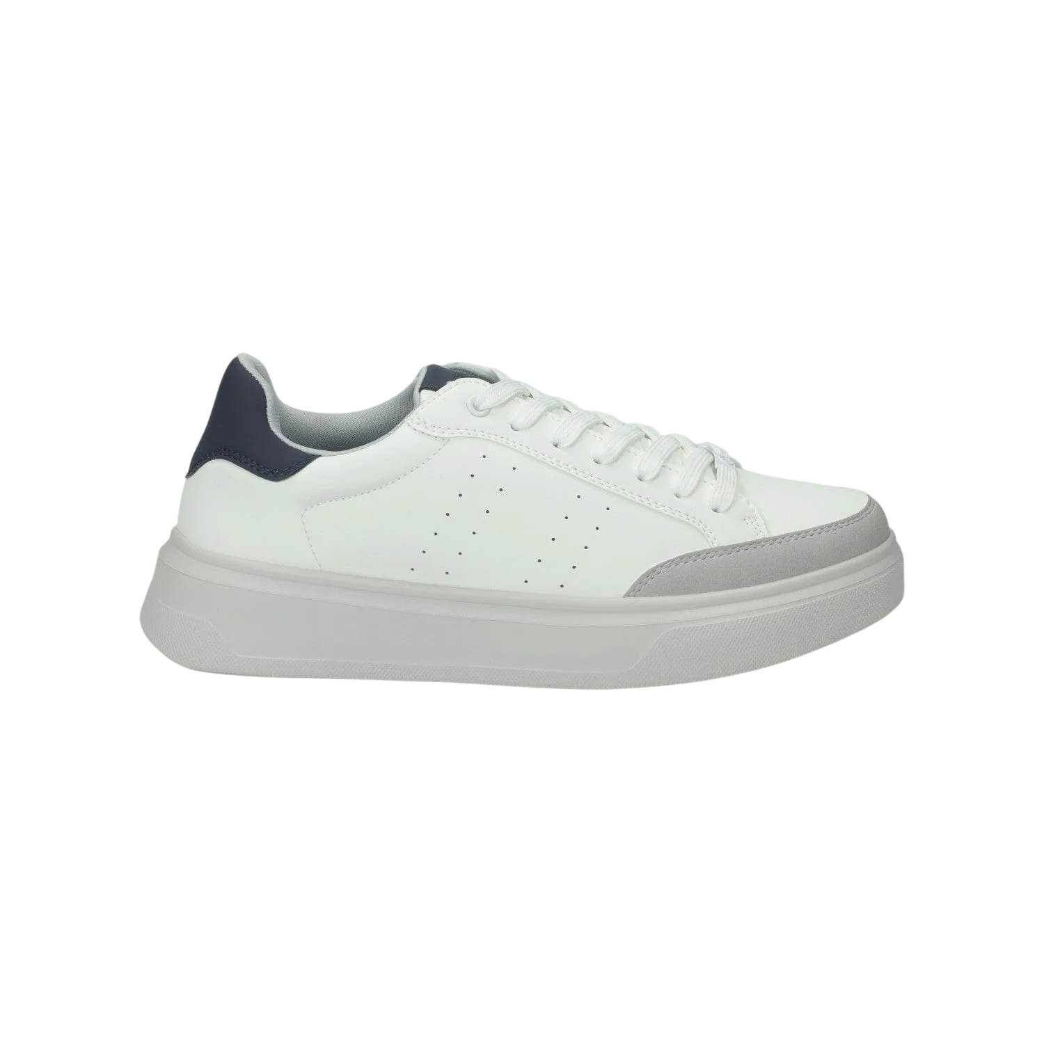 Sneakers in ecopelle con cuciture a vista - Image 4