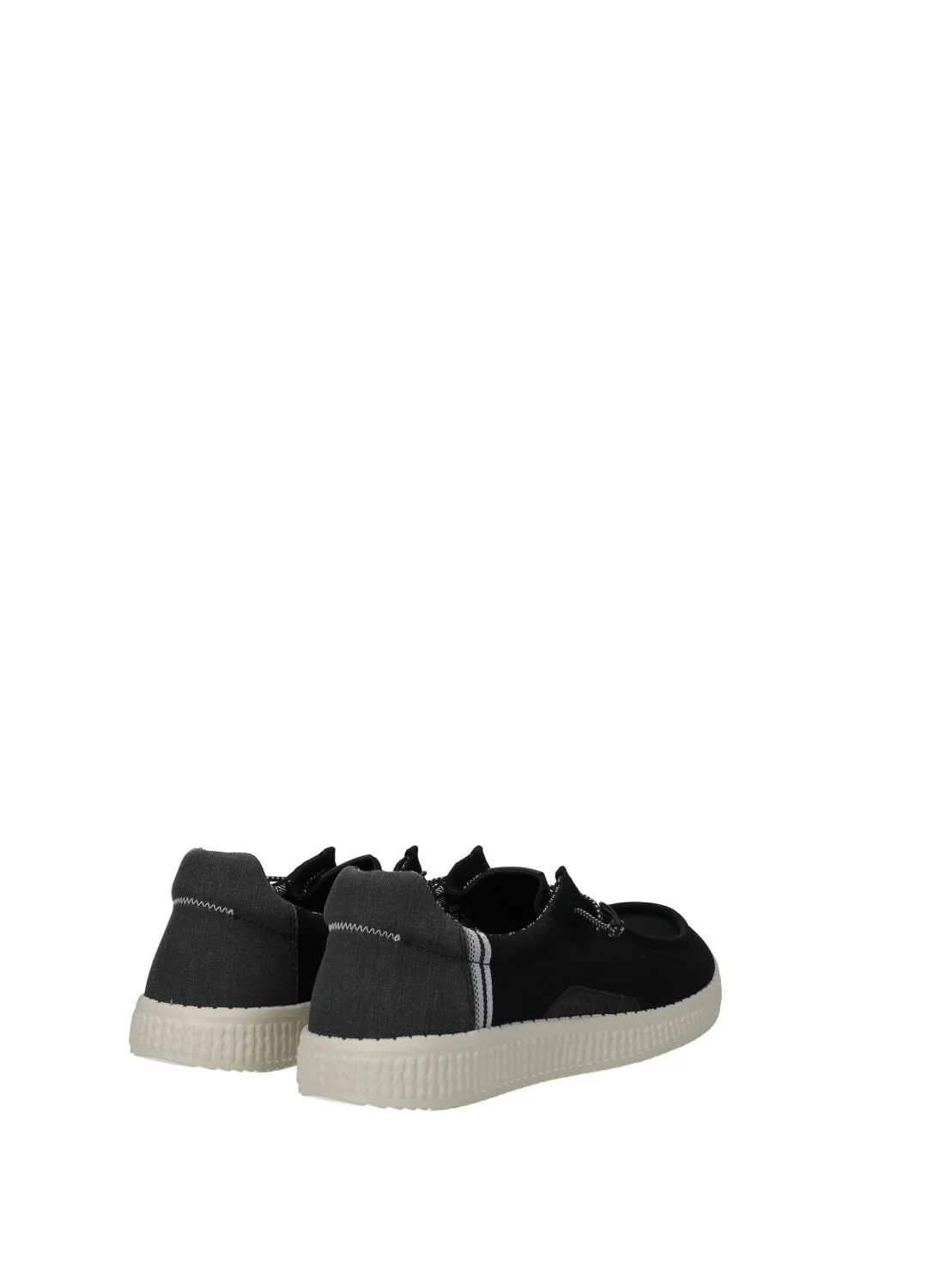 Sneakers uomo black in TEX/PU fondo gomma - Image 4
