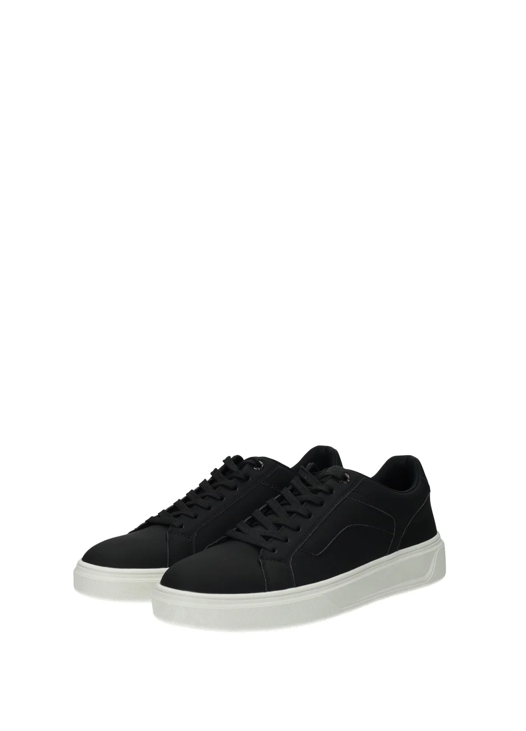 Sneakers uomo white in PU fondo gomma - Image 2