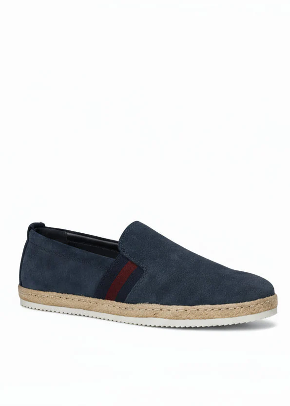 Slip-on uomo varii in vero camoscio con suola in gomma - Image 3