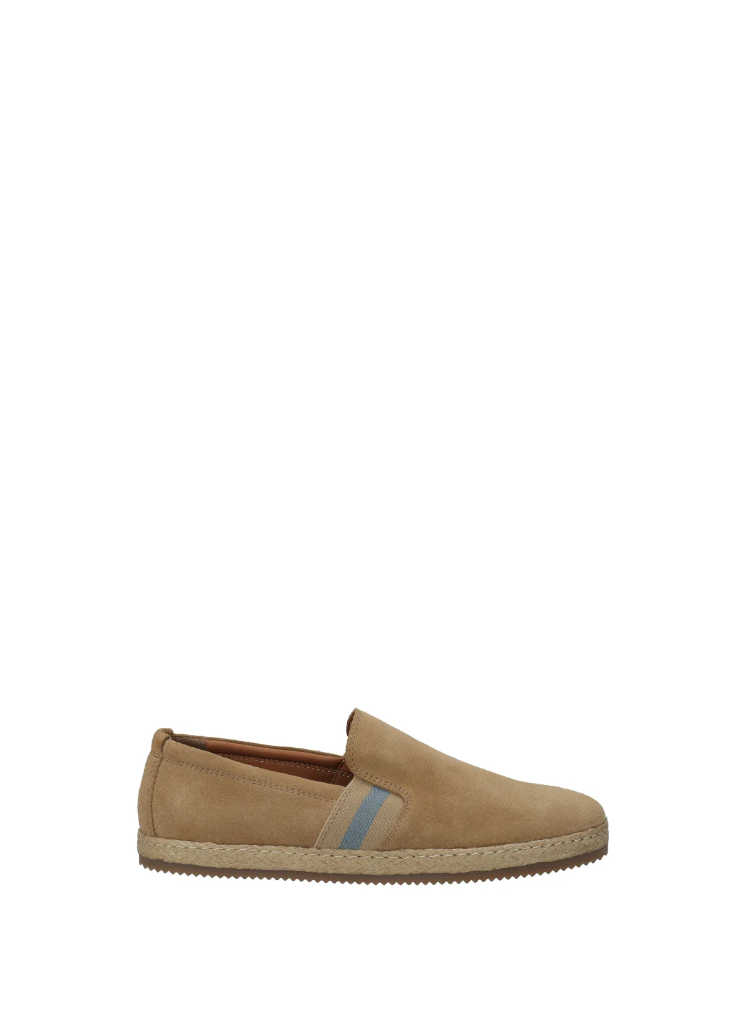 Slip-on uomo varii in vero camoscio con suola in gomma - Image 4