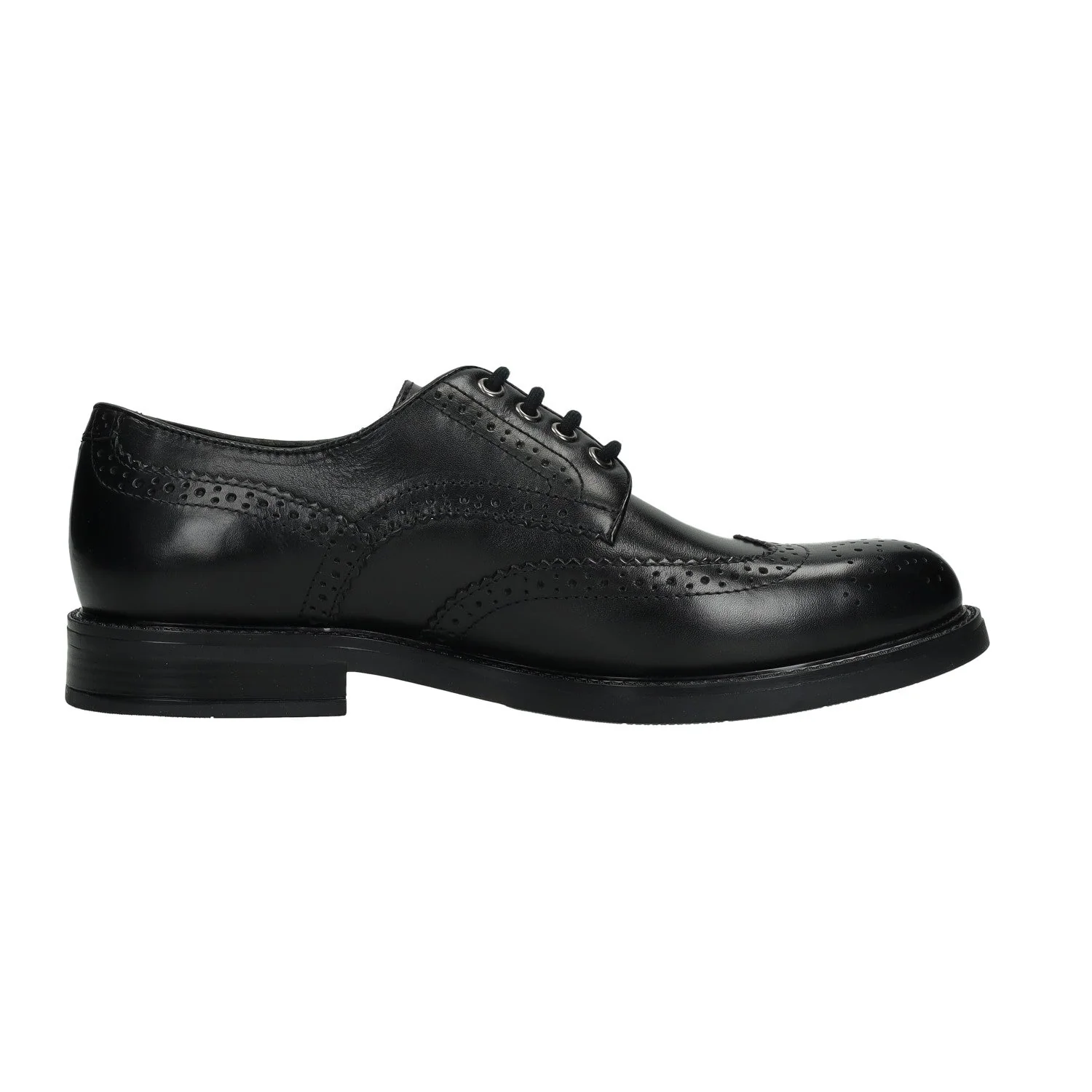 Derby semi brogue in vera pelle - Image 3
