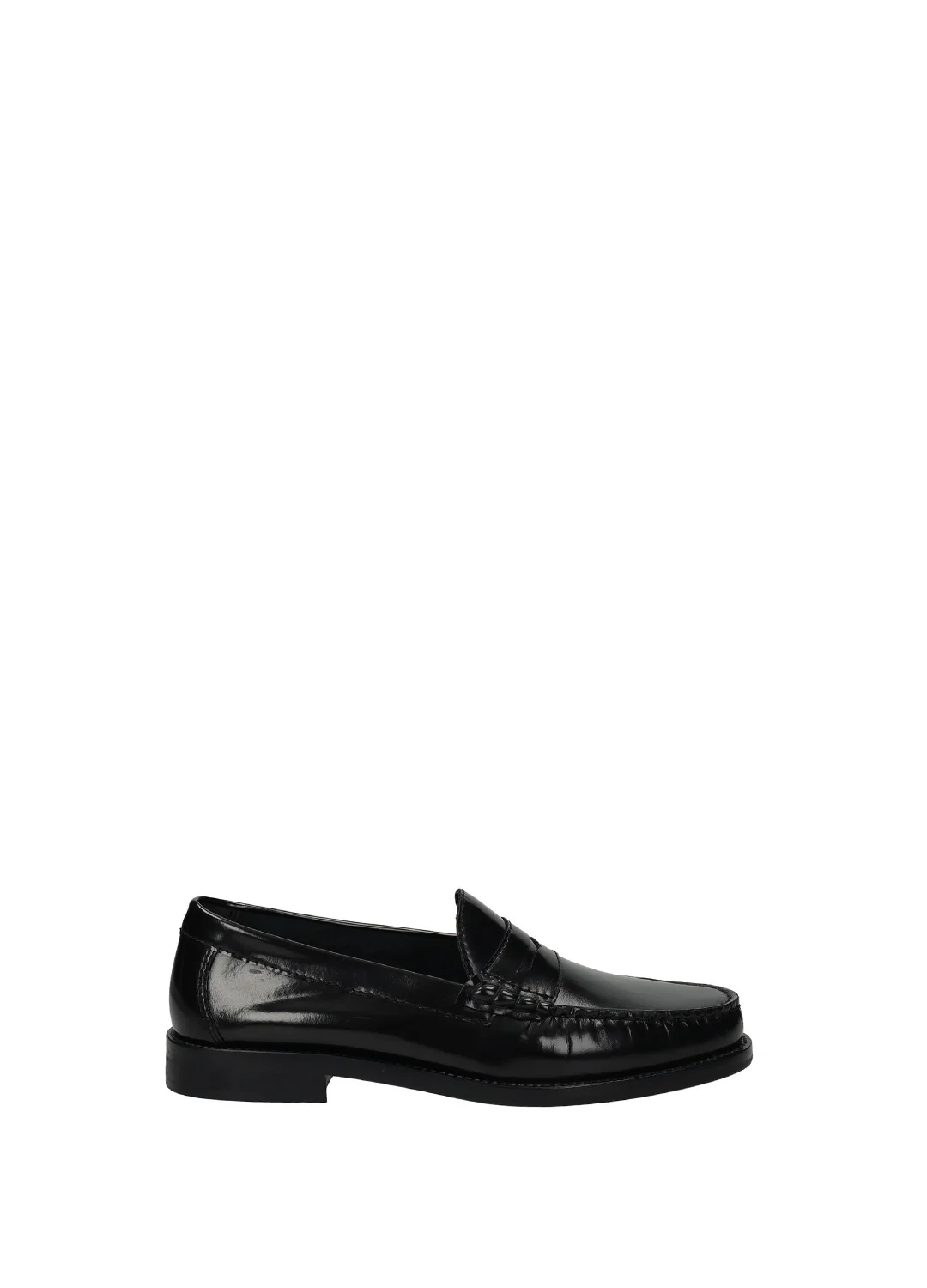 Mocassini Uomo Classici in Pelle Willy - Black e Blu - Image 2