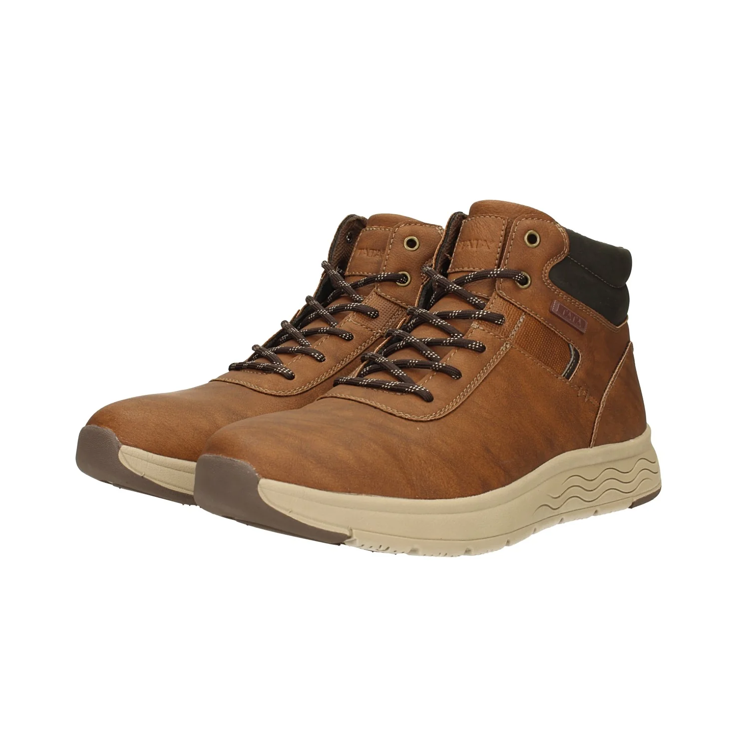 Sneakers alte con suola in gomma - Image 2