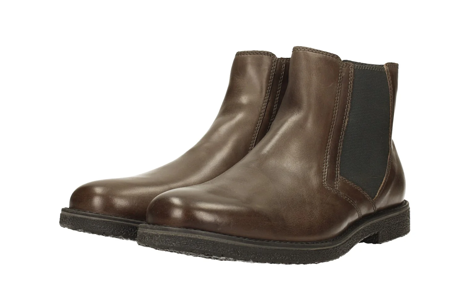 Stivaletti Chelsea grigi in vera pelle. - Image 10