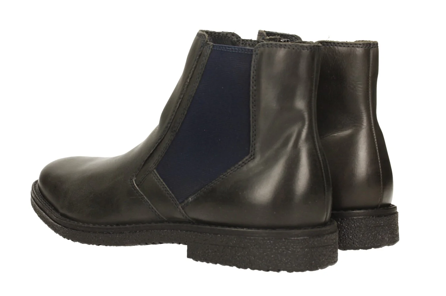 Stivaletti Chelsea grigi in vera pelle. - Image 8